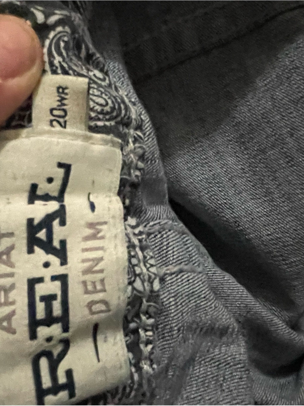 Ariat Remi Denim Jeans in Gray Wash